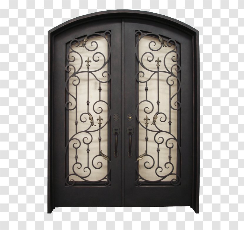 Window Wrought Iron Door Gate - Cast Transparent PNG