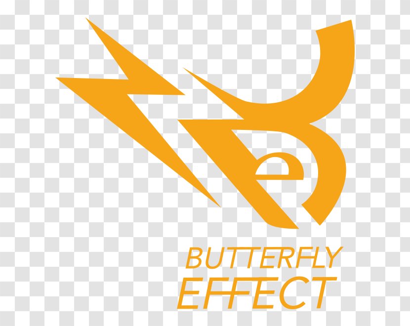 Butterfly Effect Text Online Community Manager Yellow - Web 20 Transparent PNG