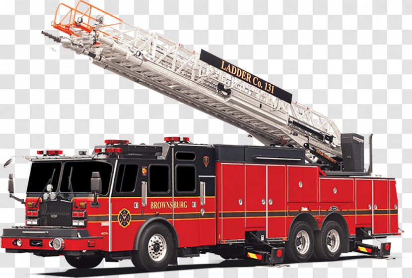 Ladder Cartoon - Fire Department - Crane Service Transparent PNG