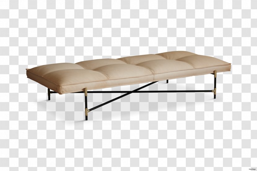Daybed Couch Chaise Longue Table - Brass - Bed Transparent PNG