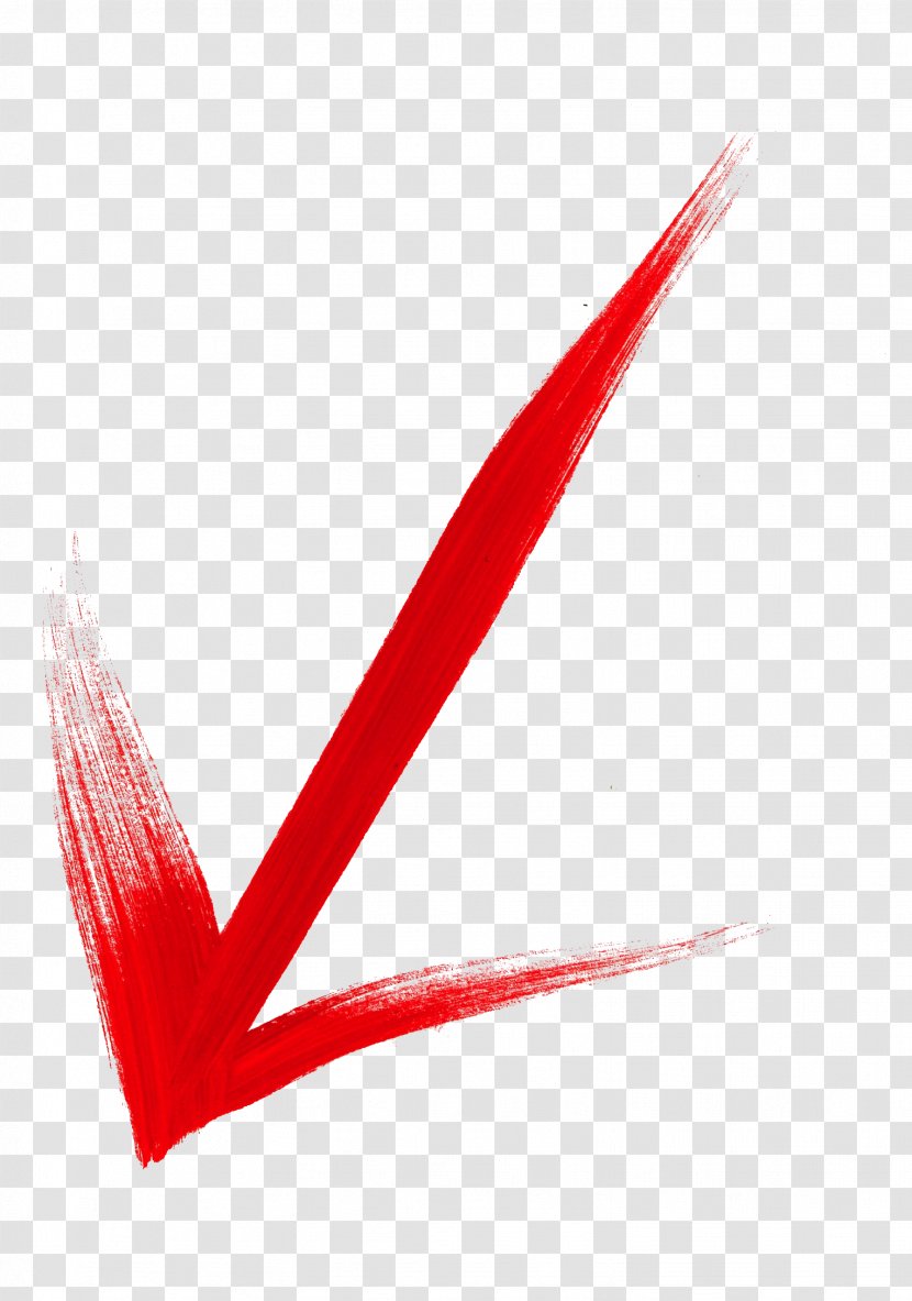 Arrow Brush Computer File - Wing - Red Watercolor Marks Transparent PNG