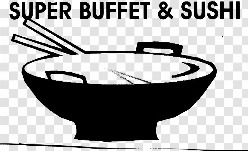 Buffet Sushi Black And White Clip Art - Drawing Transparent PNG