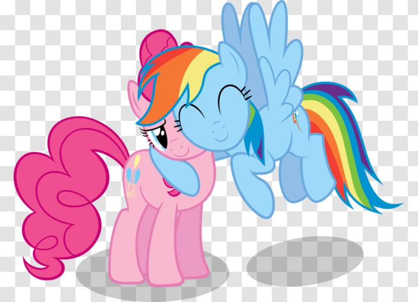 My Little Pony Pinkie Pie Rainbow Dash Applejack - Heart Transparent PNG