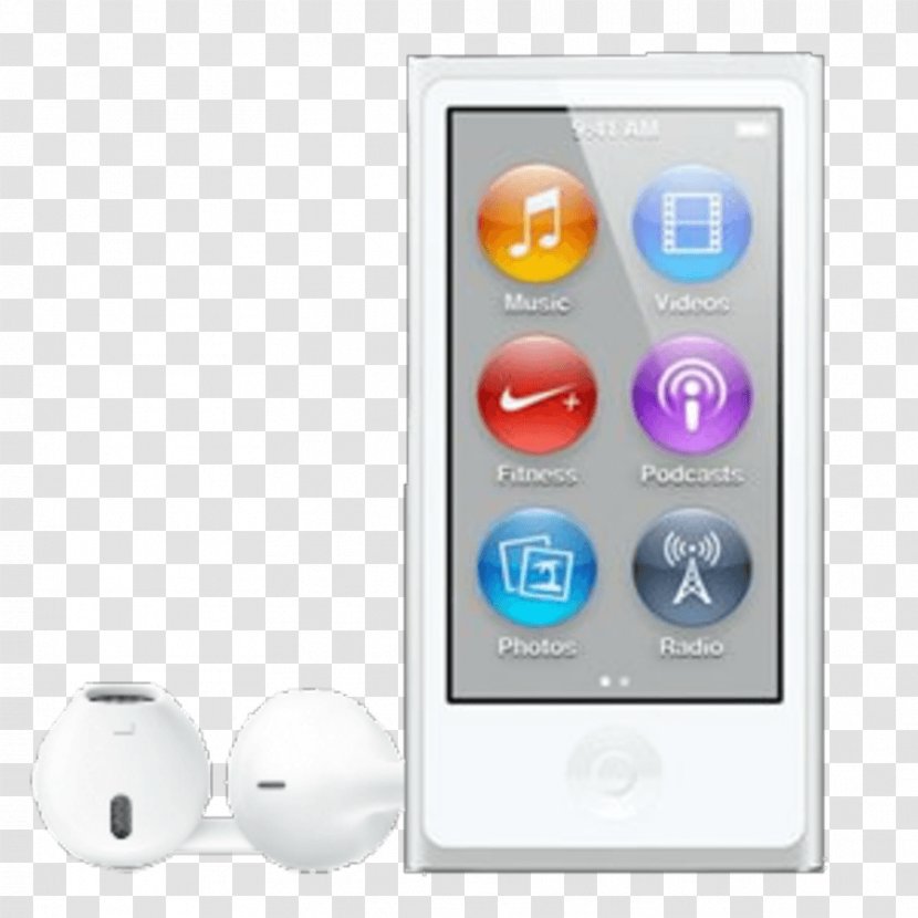 Apple IPod Nano (7th Generation) Touch Headphones - Technology Transparent PNG