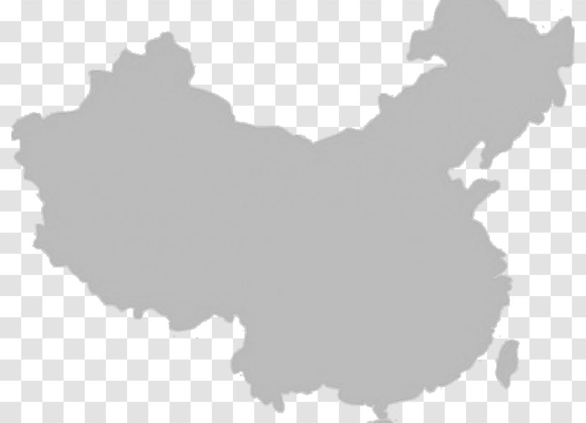 Guangdong Yue Chinese Cantonese Map - Silhouette Transparent PNG