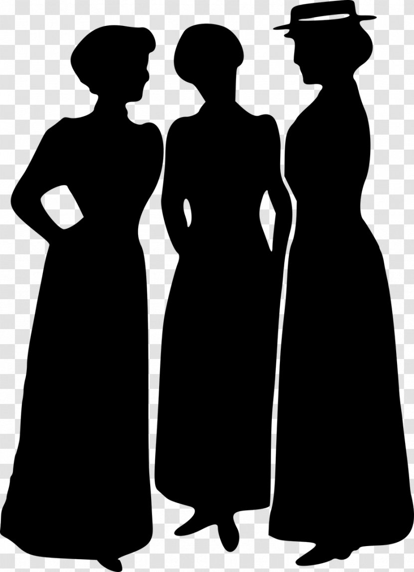 Online Chat Clip Art - Blog - Woman Silhouette Transparent PNG