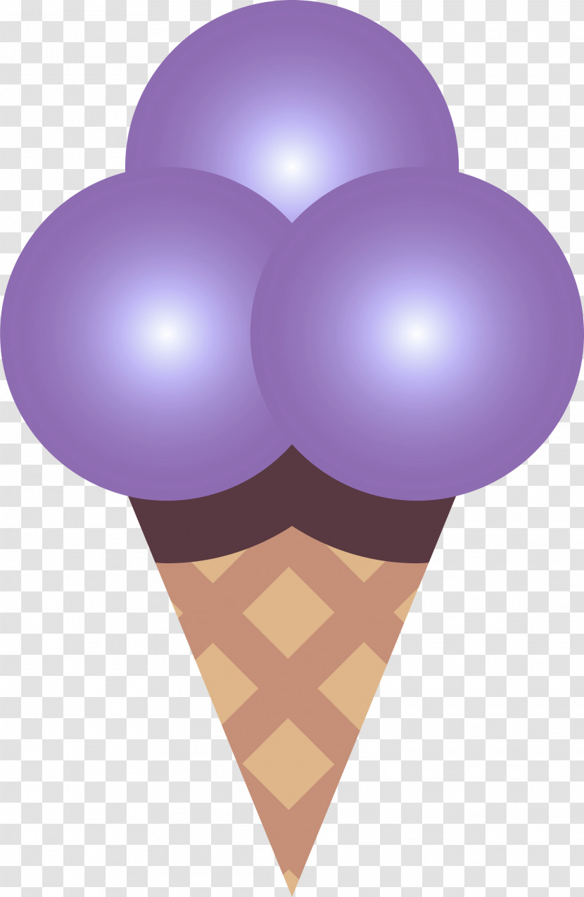 Ice Cream Cone Transparent PNG