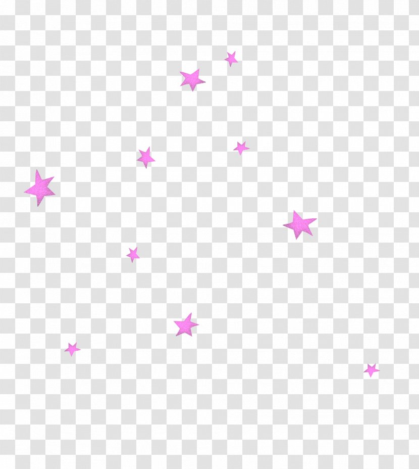 Drawing Pink - Triangle - Star Transparent PNG