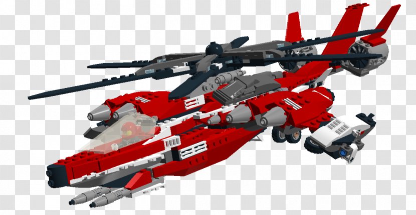 Helicopter Rotor Airplane Mecha - Vehicle - Lego Helicopters Transparent PNG