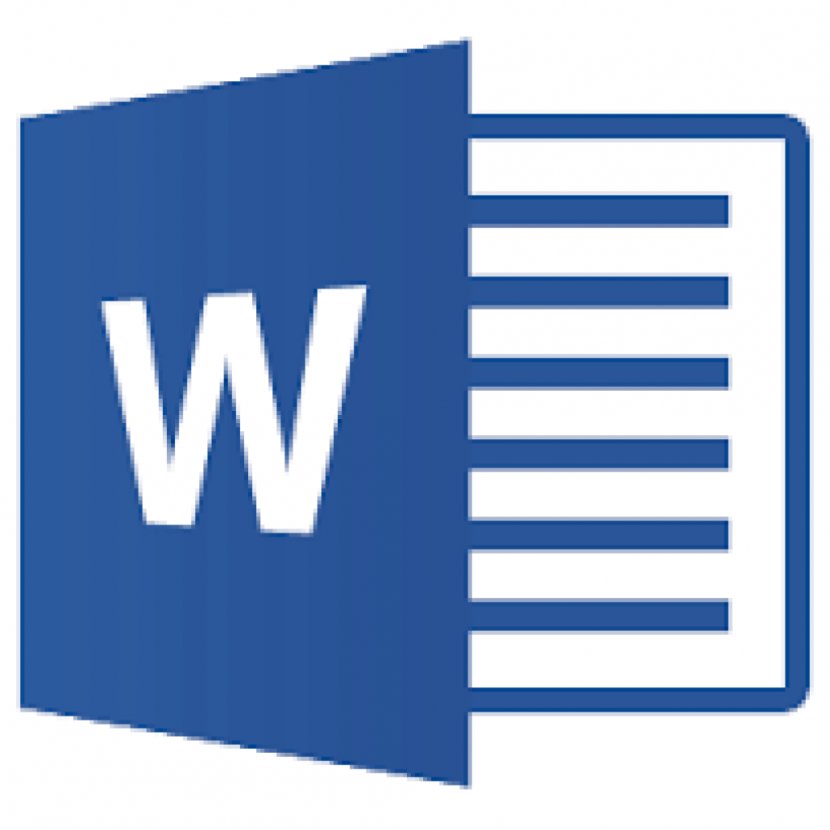 Microsoft Word Document Processor Office 2013 Transparent PNG