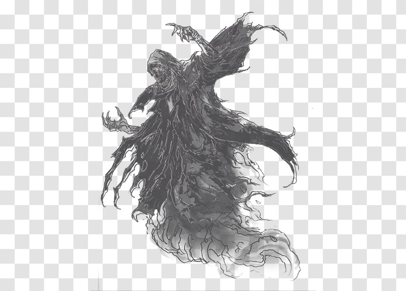 Folklore Legendary Creature Review Supernatural Sketch - Wraith Transparent PNG