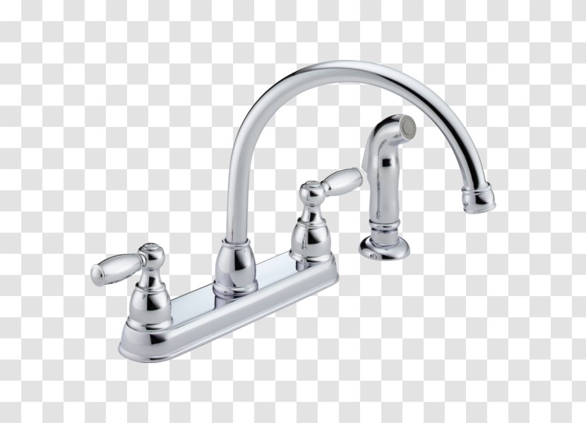 Faucet Handles & Controls Peerless Choice P299305LF Double Handle Wall Mounted Kitchen Sink - Hgtv Master Bathroom Design Ideas Transparent PNG