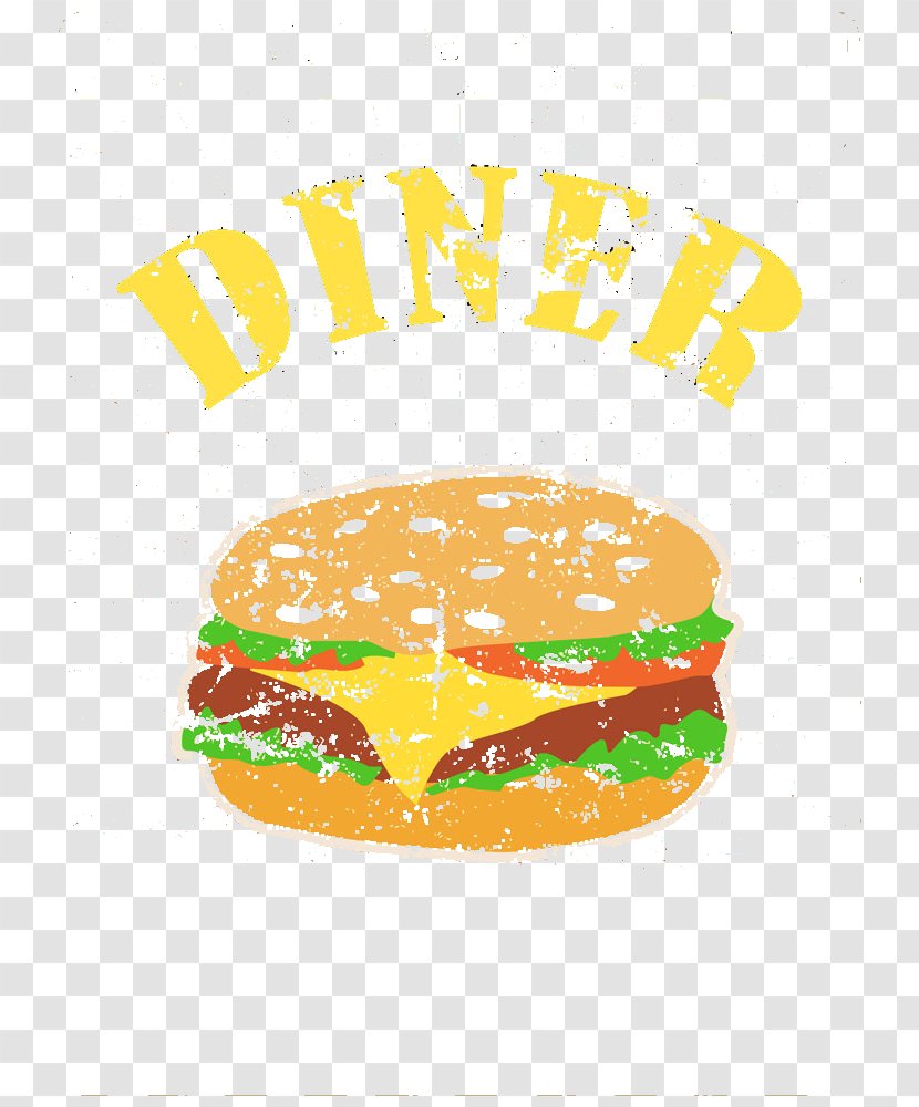 Fast Food Hamburger Cheeseburger Pizza Illustration - Hamburg Flag Transparent PNG