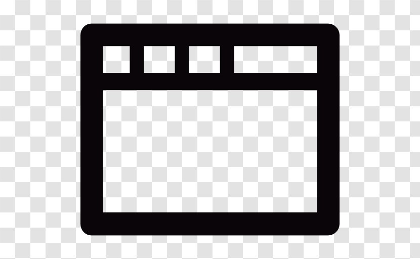 Window - Black - Brand Transparent PNG