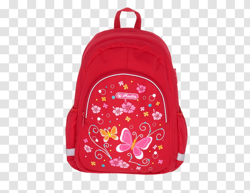 Backpack Satchel Bag School Child - Red Transparent PNG