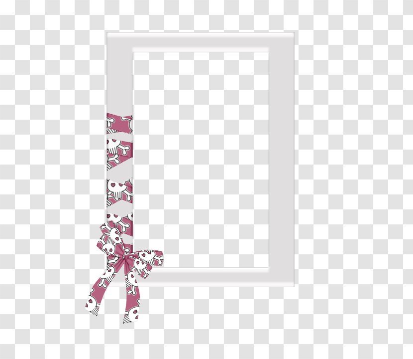 Picture Frames Pattern Product Rectangle Font - Pink - Skeleton Transparent PNG