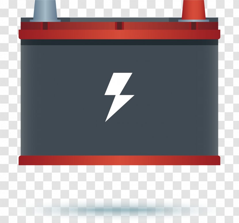 Car Rechargeable Battery - Red - Electronic Storage Transparent PNG