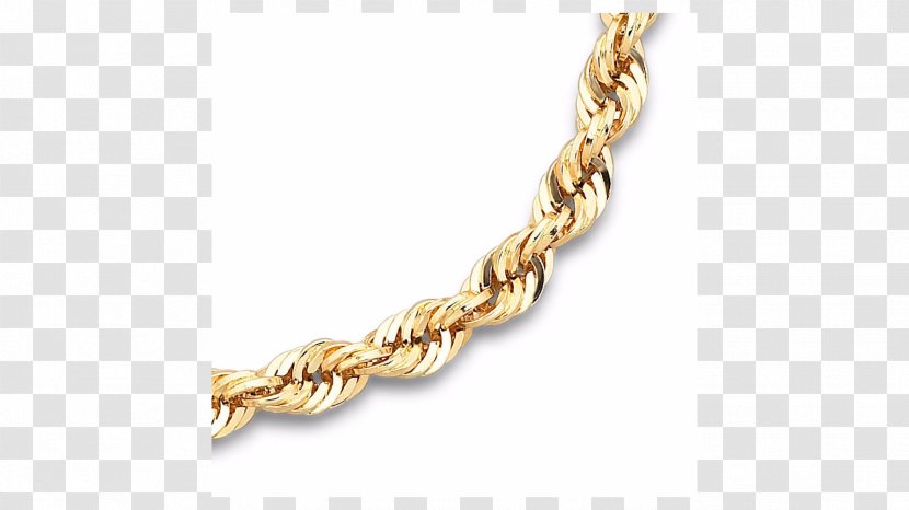 Necklace Rope Chain Gold - Diamond Cut Transparent PNG