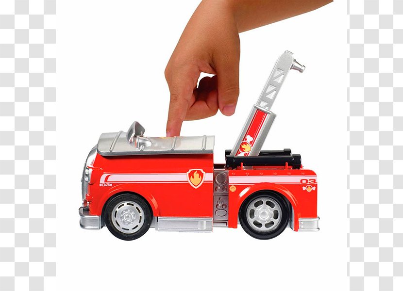Fire Engine Dog Vehicle Toy Rescue - Truck Transparent PNG
