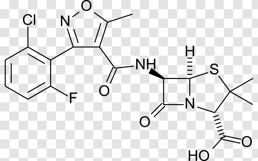 Metabolite Dicloxacillin Chemistry β-lactam Antibiotic Research - Triangle - Flucloxacillin Transparent PNG