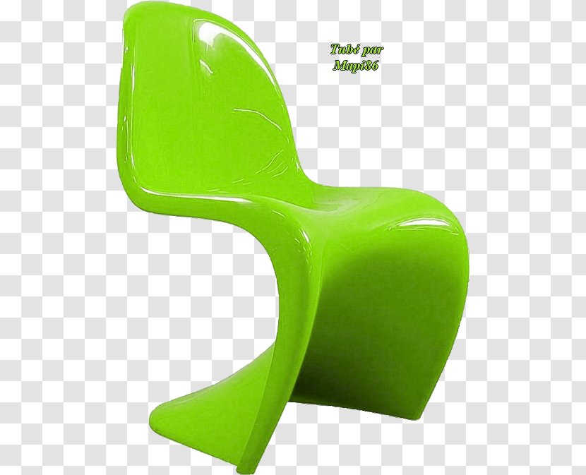 Plastic Chair - Green Transparent PNG