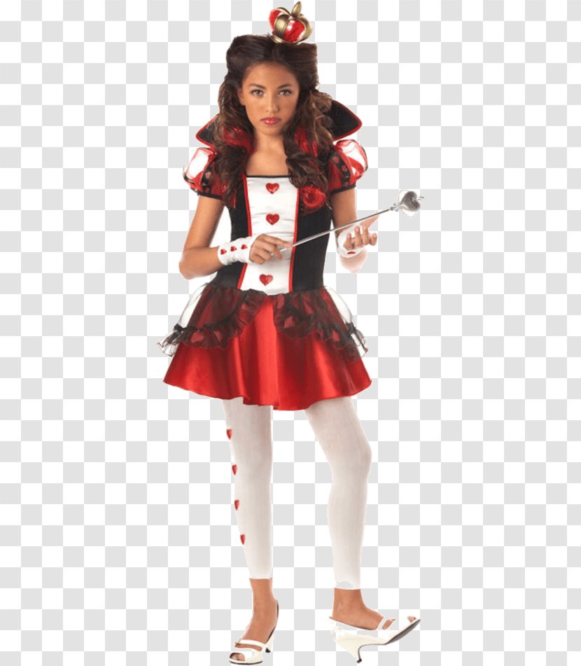 Girls Tween Queen Of Hearts Costume Halloween Clothing - Tree - Dress Transparent PNG