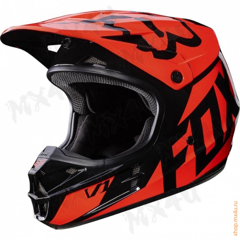 Motorcycle Helmets Fox Racing Helmet - Bicycle Clothing Transparent PNG