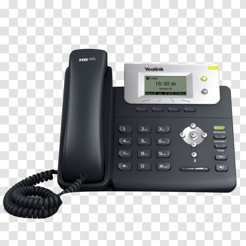 VoIP Phone Yealink SIP-T21P Telephone Sipt21p Enterprise Hd Ip With Integrated Poe Voice Over IP - Caller Id - Pbx Transparent PNG