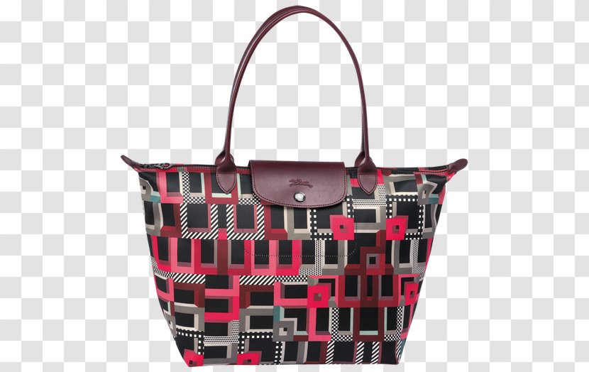 Tote Bag Handbag Red Longchamp Pliage Transparent PNG