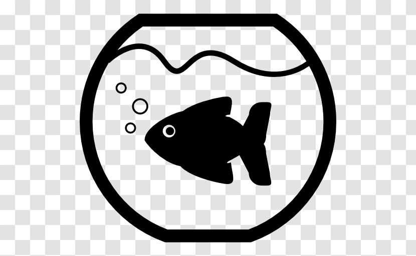 Goldfish Discus Bowl - Monochrome Photography - Fish Transparent PNG