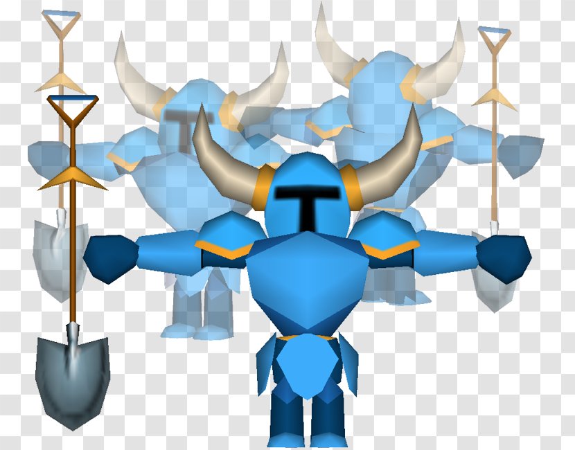Nintendo 64 Shovel Knight Video Games - Texture Mapping - Low Poly Transparent PNG