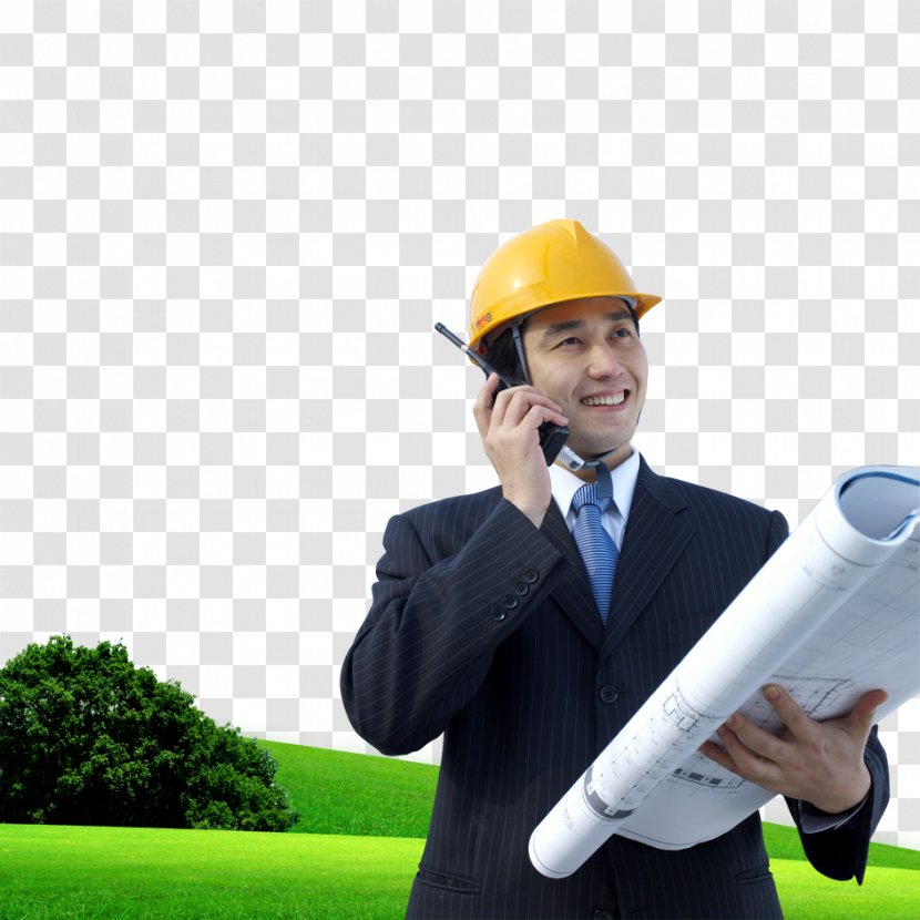 Laborer Engineer Advertising Euclidean Vector - Construction Foreman - City Workers Transparent PNG