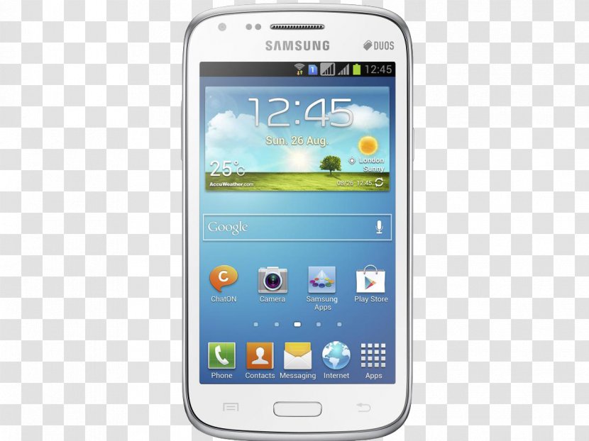 Samsung Galaxy Core Smartphone Android Touchscreen - Technology - Mobile Phone Transparent PNG