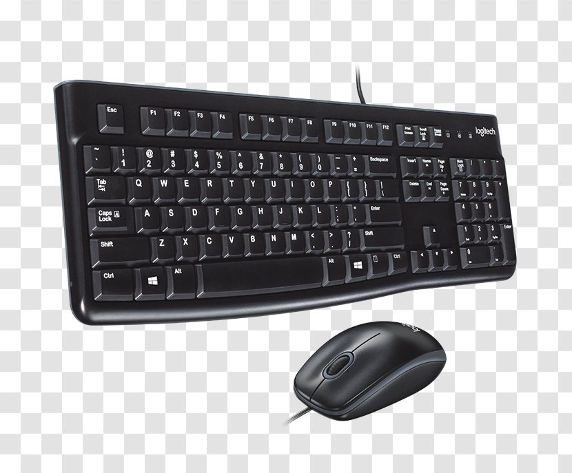 Computer Keyboard Mouse Logitech USB Optical - Numeric Keypads - Spill Out Transparent PNG