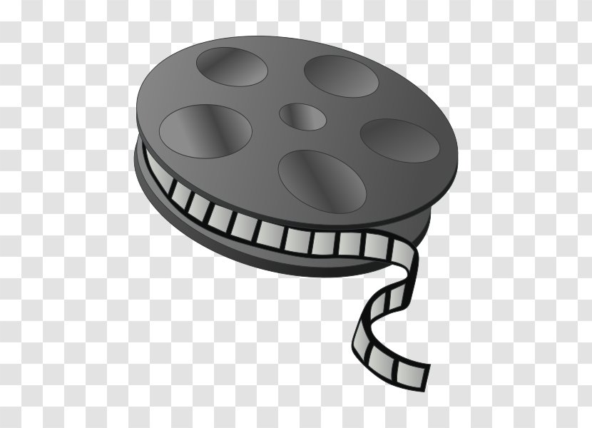 Film Cinema Clip Art - Black And White - Reel Clipart Transparent PNG