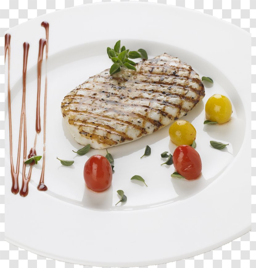 Squid As Food Dish Steak Full Breakfast - Fish Transparent PNG