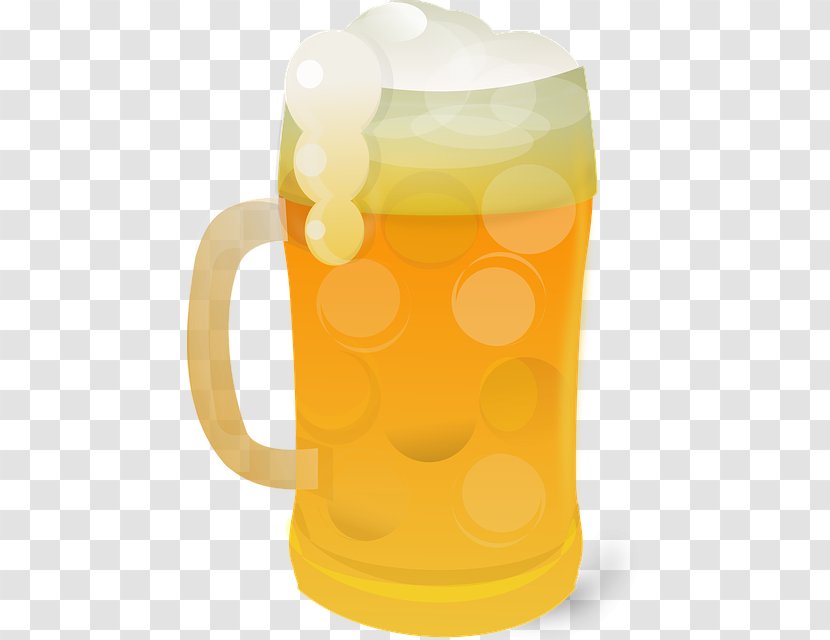 Beer Jug Cocktail Alcoholic Drink - Yellow Transparent PNG