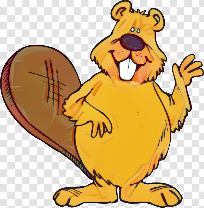 Beaver Cartoon - Groundhog Pleased Transparent PNG