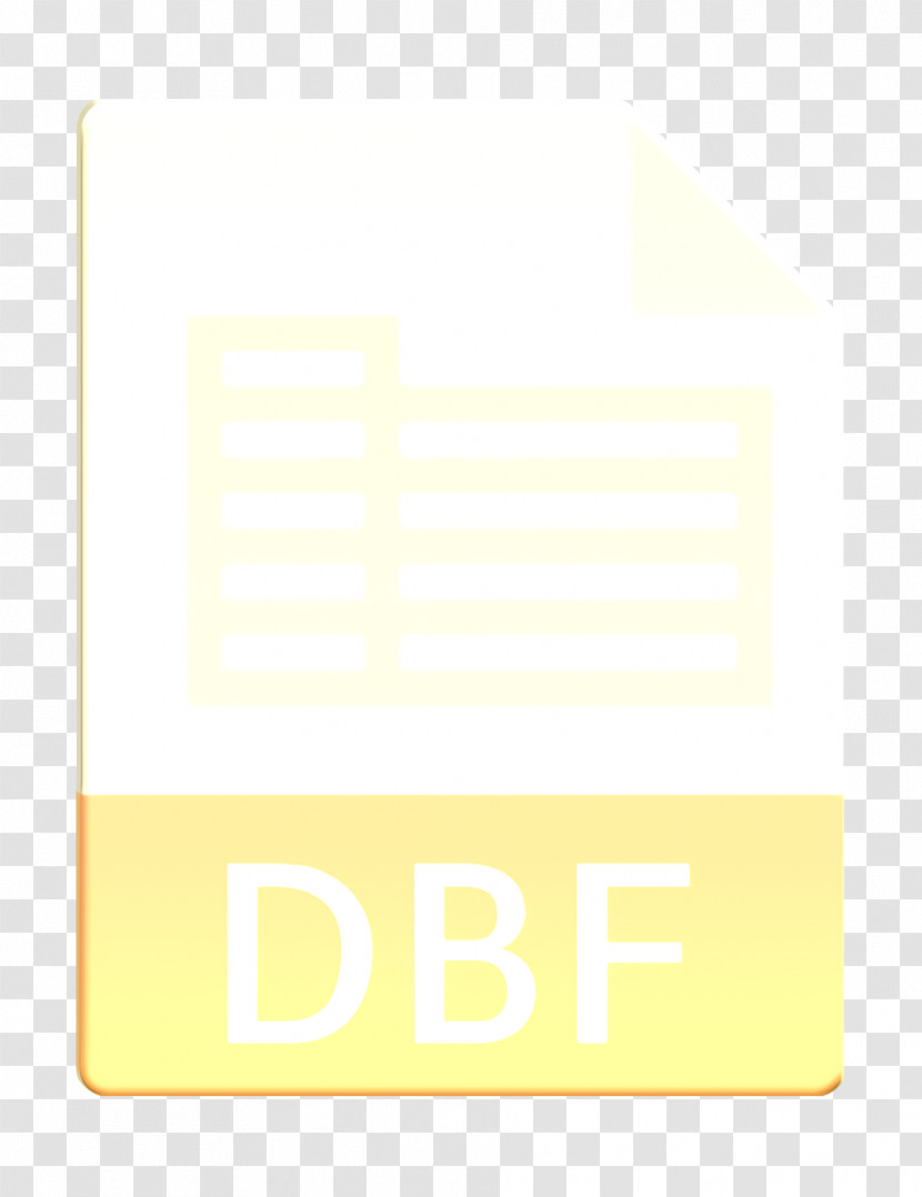 File Types Icon Dbf Icon Transparent PNG