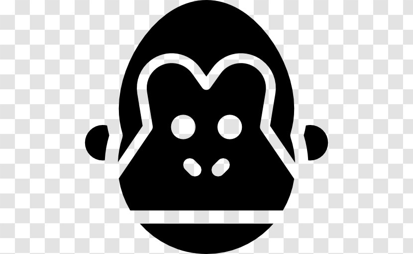Primate Monkey Clip Art - Head Transparent PNG