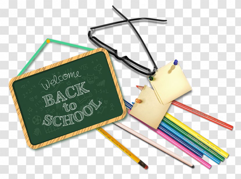 Learning School - Blackboard - Free Supplies Pull Material Transparent PNG