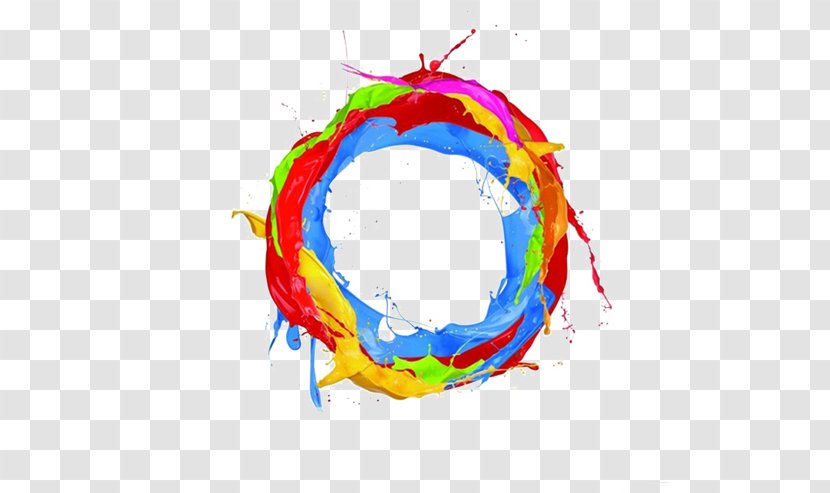 Stock Photography Color Wheel Royalty-free Circle - Text - Multicolored Ink Jet Image Transparent PNG