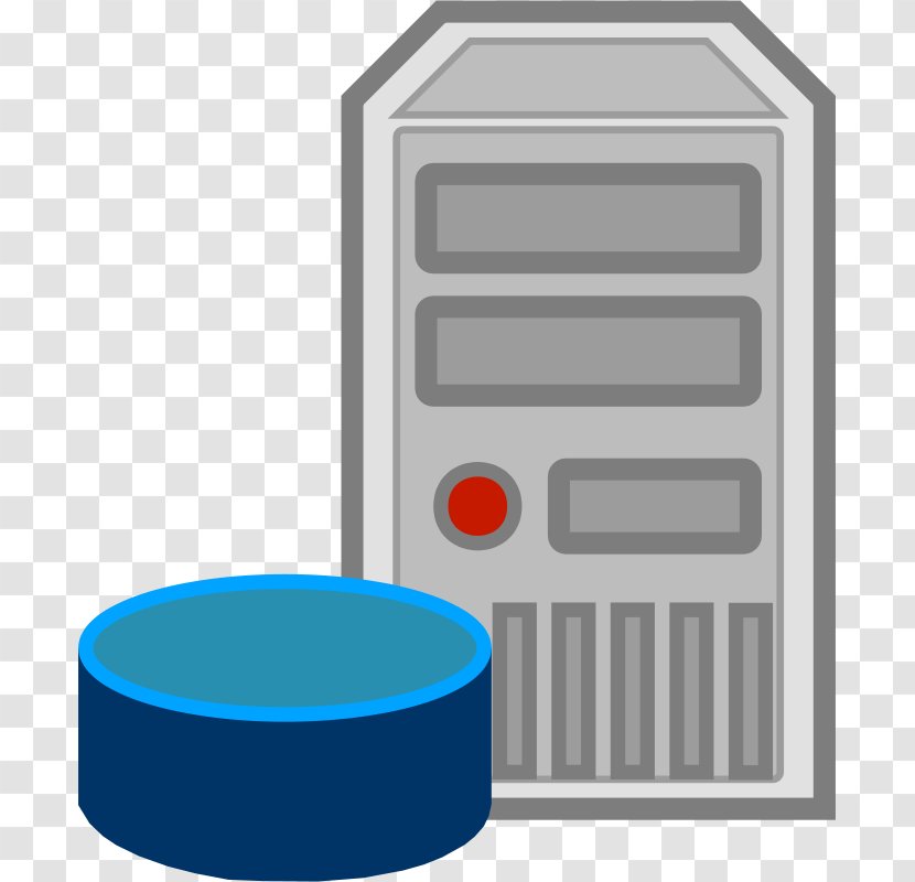 Database Server Clip Art - File - Cliparts Transparent PNG