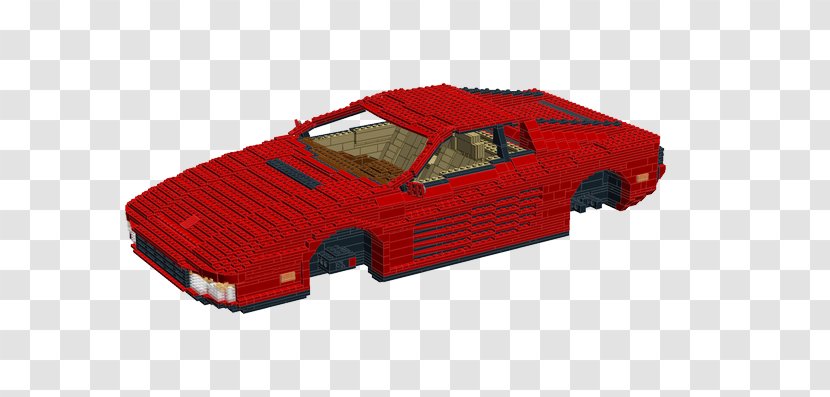 Sports Car Product Design Model Automotive - Vehicle - Ferrari Testarossa Transparent PNG