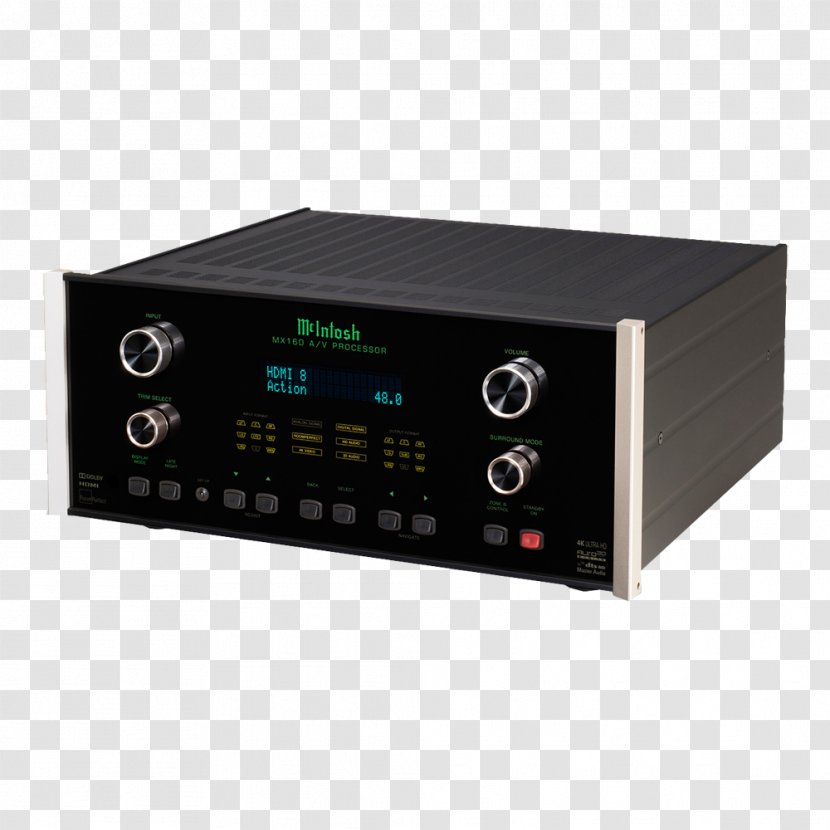 High Fidelity Super Audio CD High-end Tuner McIntosh Laboratory - Preamplifier - Headphones Transparent PNG