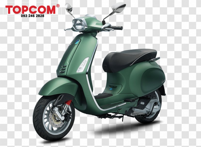 Vespa Sprint Piaggio Scooter Primavera - Motorized Transparent PNG