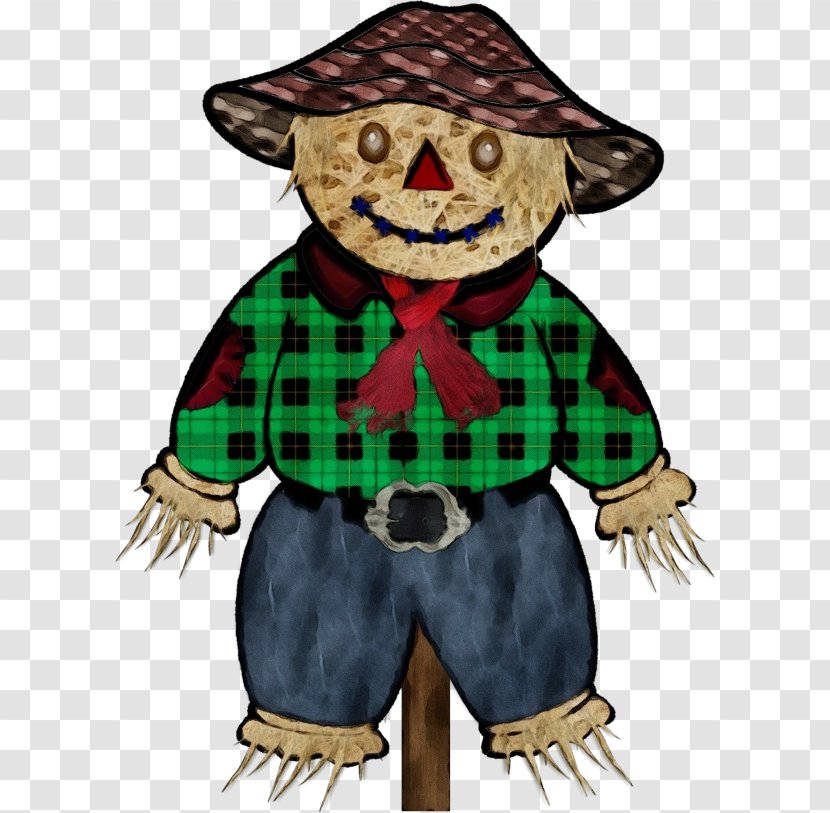 Cartoon Clip Art Scarecrow Fictional Character Costume Transparent PNG