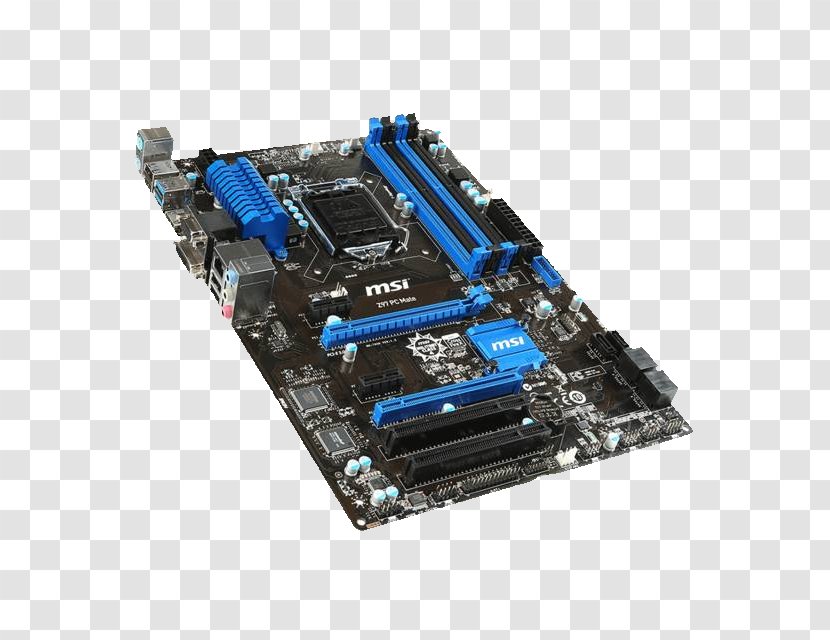 Intel LGA 1150 Motherboard MSI Z97 PC Mate - Cpu Transparent PNG