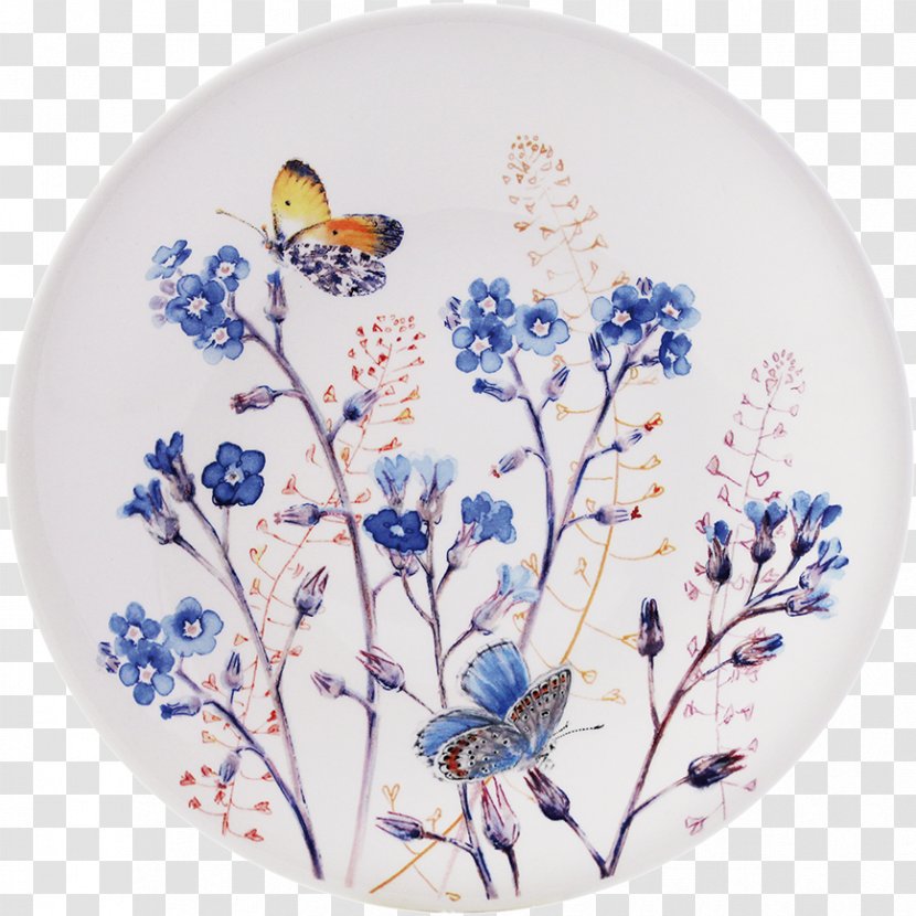 Faïencerie De Gien Plate Tableware Aardewerk - Pollinator - Dessert Table Transparent PNG