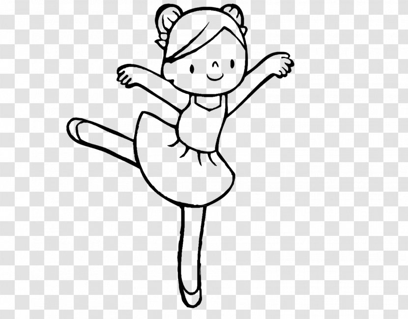 Ballet Dancer Drawing Black And White - Frame Transparent PNG